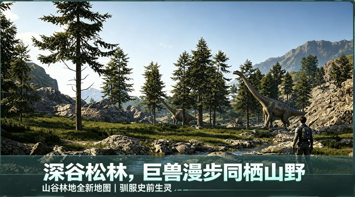 山海之巅驯龙 山谷林地