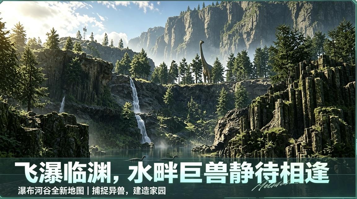 山海之巅好玩吗 瀑布河谷