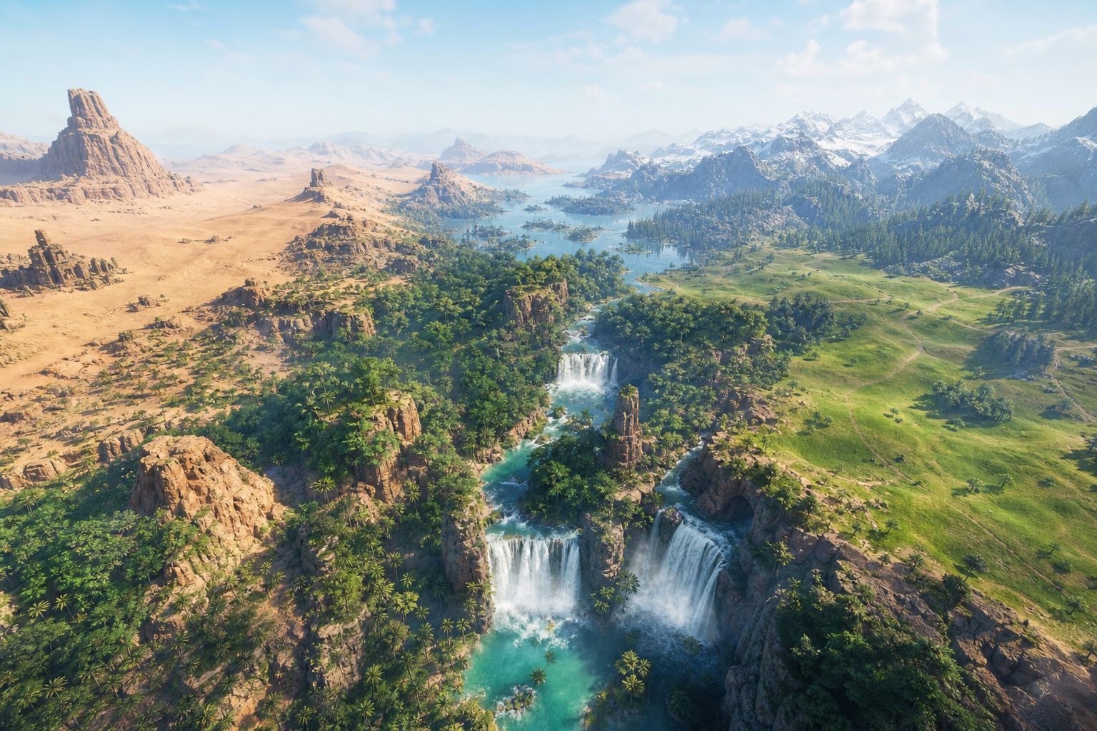 山海之巅地图怎么玩：六大场景